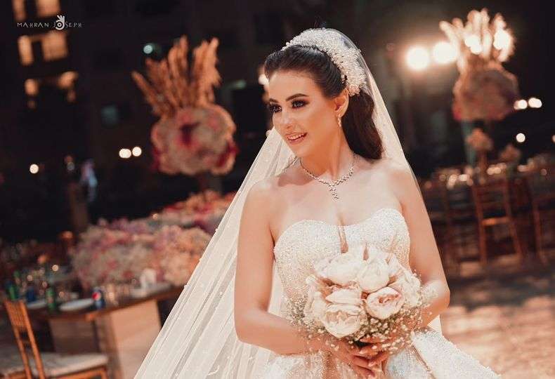 A Gold and Blush Wedding in Syria