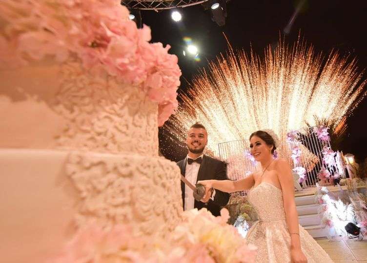 A Gold and Blush Wedding in Syria