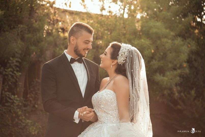 A Gold and Blush Wedding in Syria