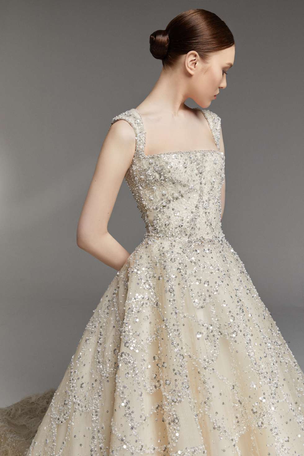 Twinkling Dots Wedding Dresses by Tony Ward for Spring 2023