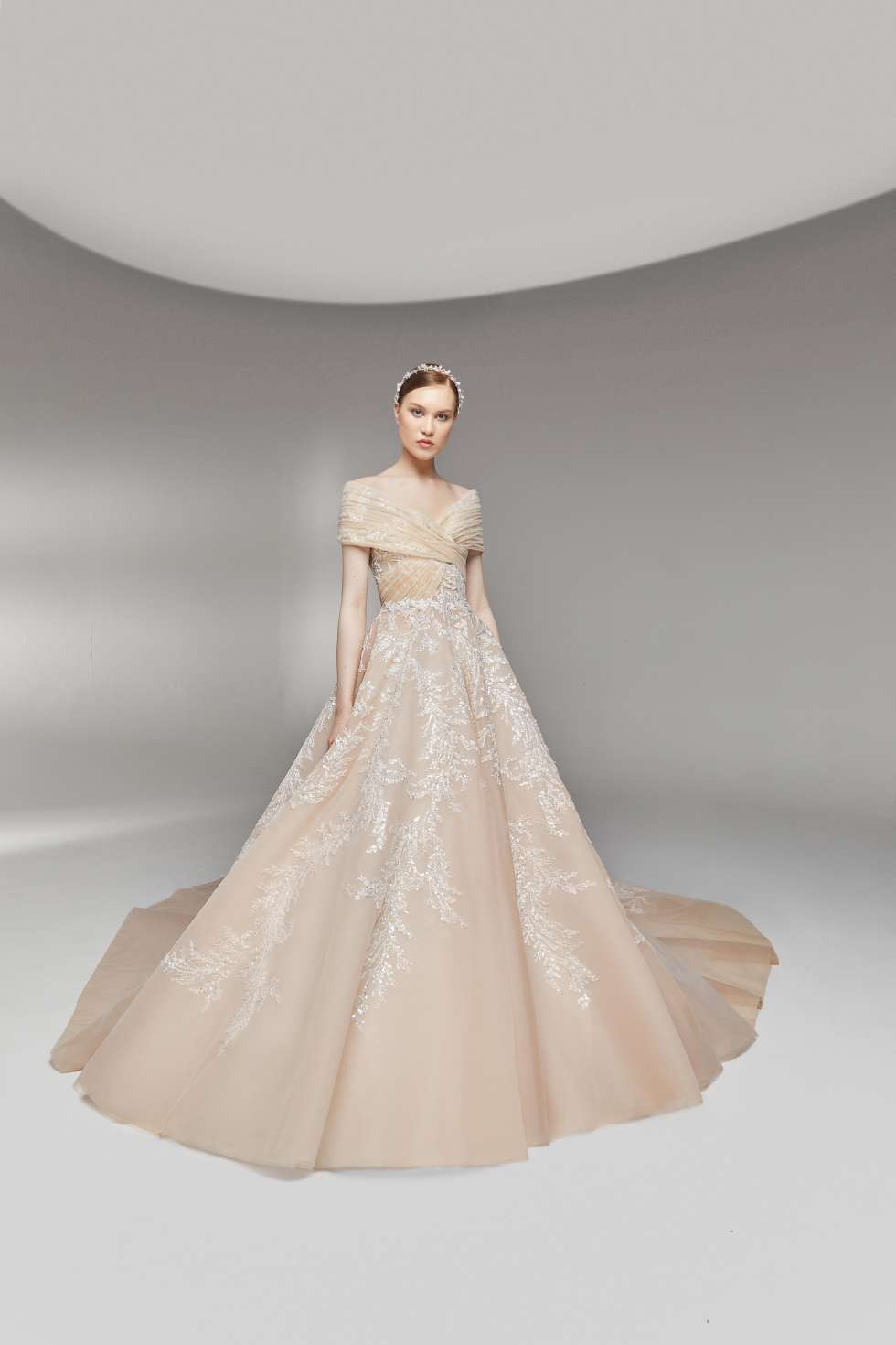 Twinkling Dots Wedding Dresses by Tony Ward for Spring 2023