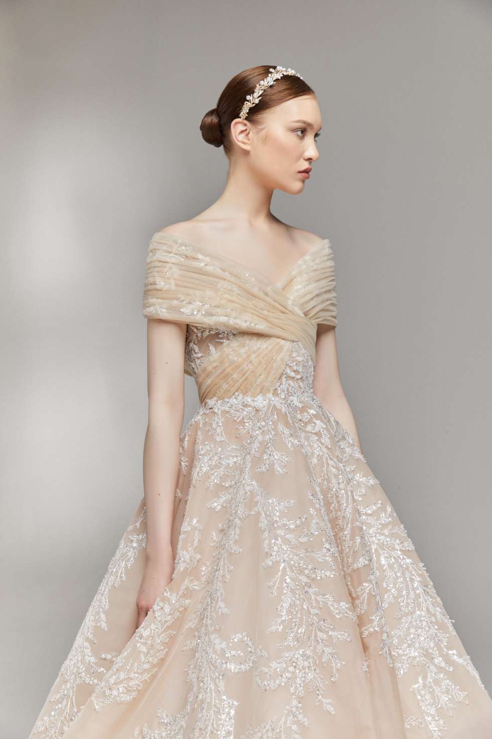 Twinkling Dots Wedding Dresses by Tony Ward for Spring 2023