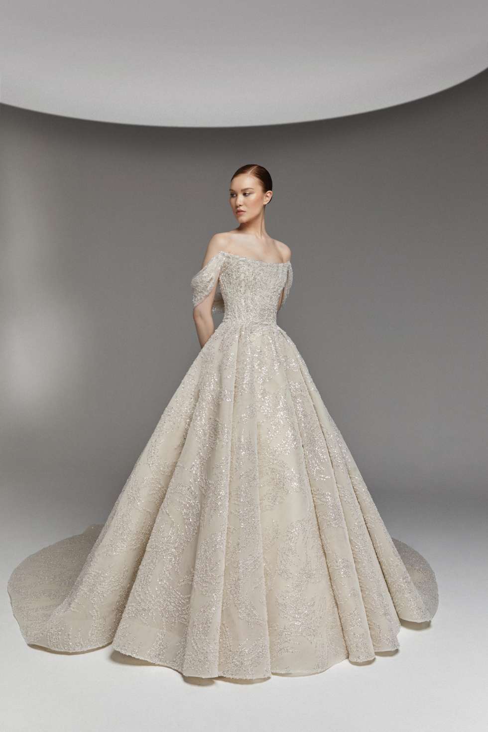 Twinkling Dots Wedding Dresses by Tony Ward for Spring 2023