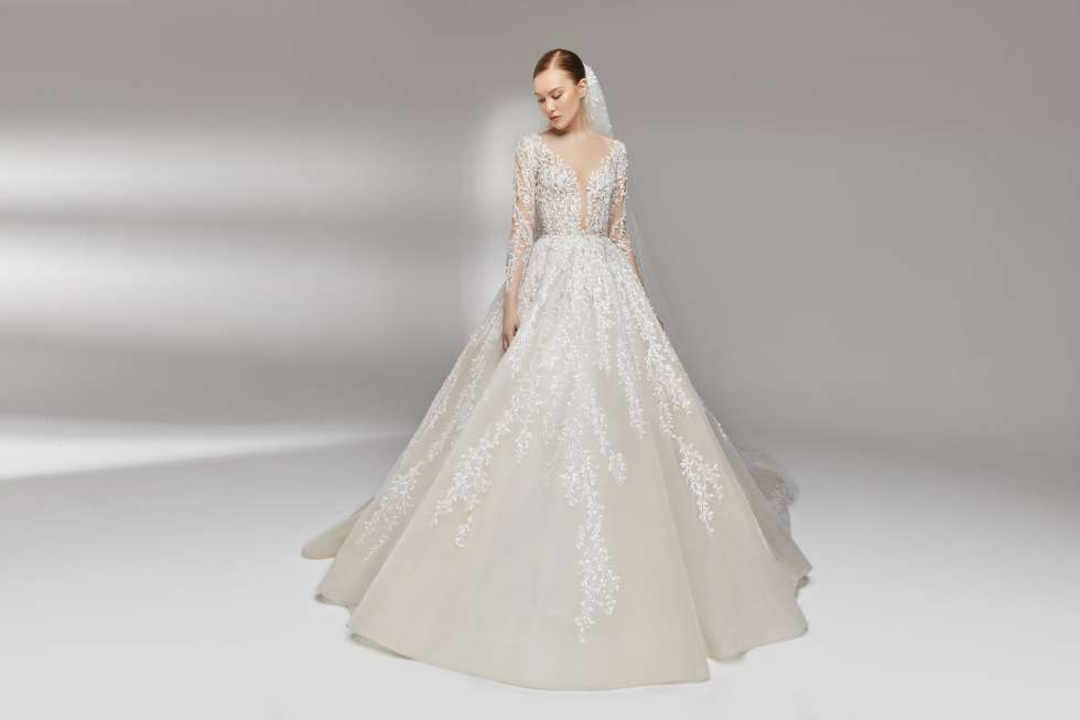 Twinkling Dots Wedding Dresses by Tony Ward for Spring 2023