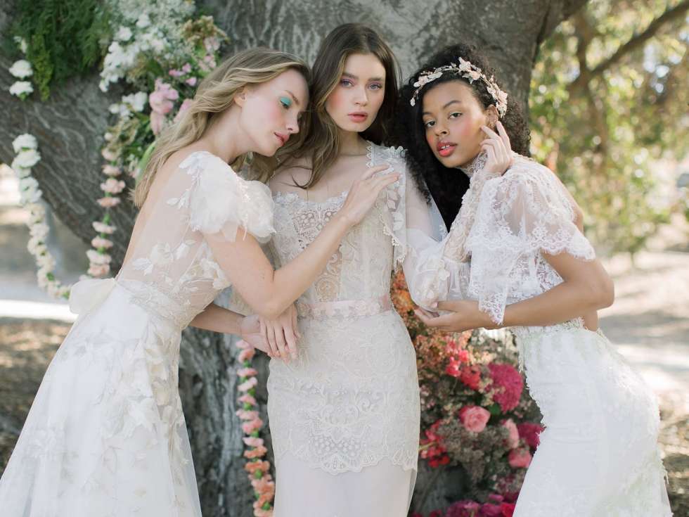 Claire Pettibone 2022 Wedding Dress Collection "The Three Graces"