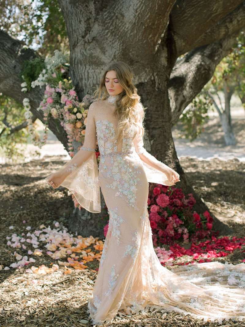Claire Pettibone's New Wedding Dress Collection Is Paradise On Earth