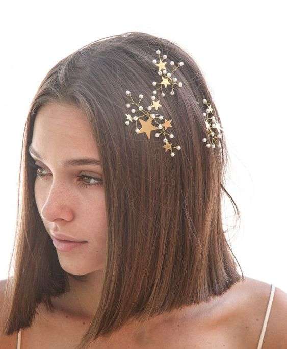 Moon and Star Hair Accessories for The Bride This Eid