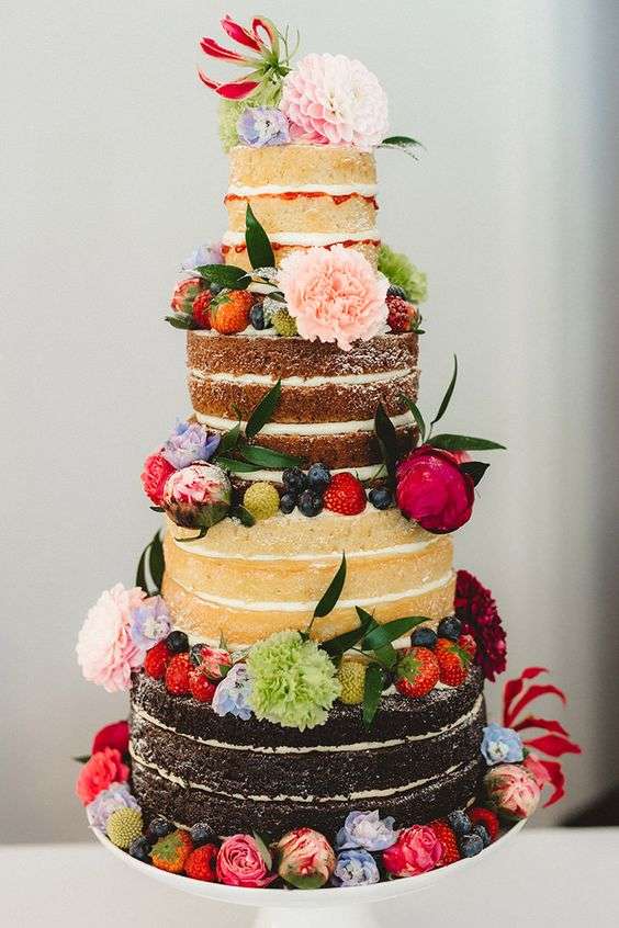 Beautiful Semi Naked Wedding Cakes