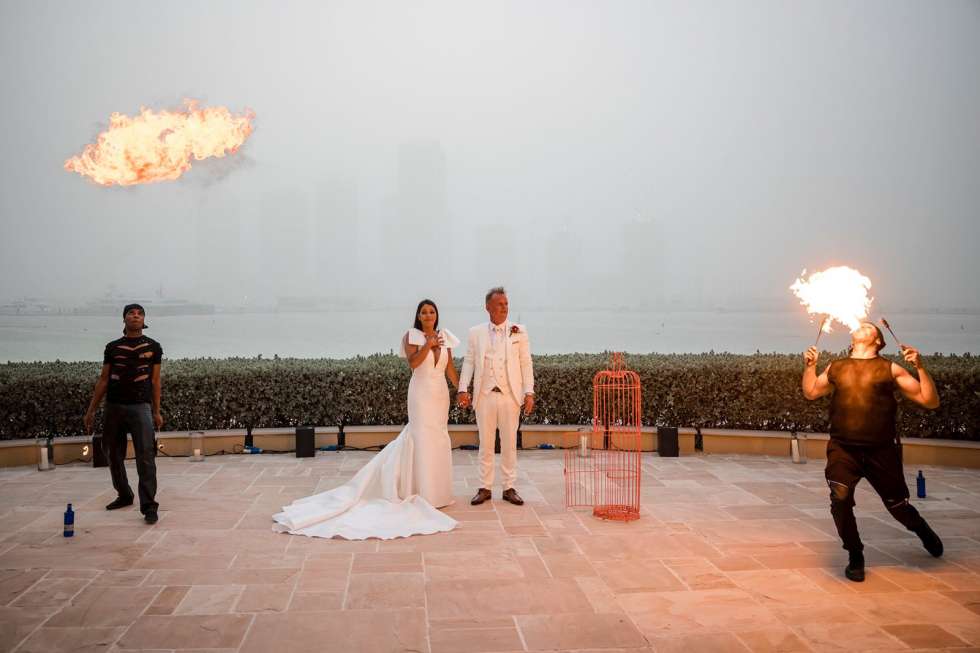 A Romantic Destination Wedding in Dubai