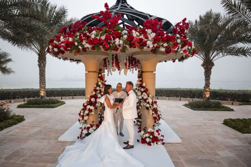 A Romantic Destination Wedding in Dubai