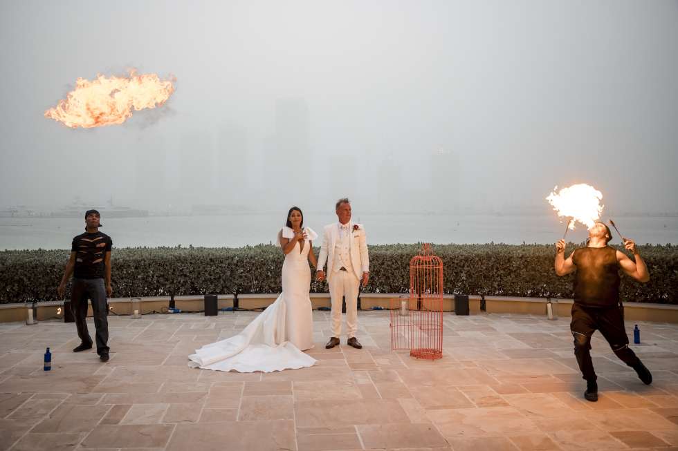 A Romantic Destination Wedding in Dubai