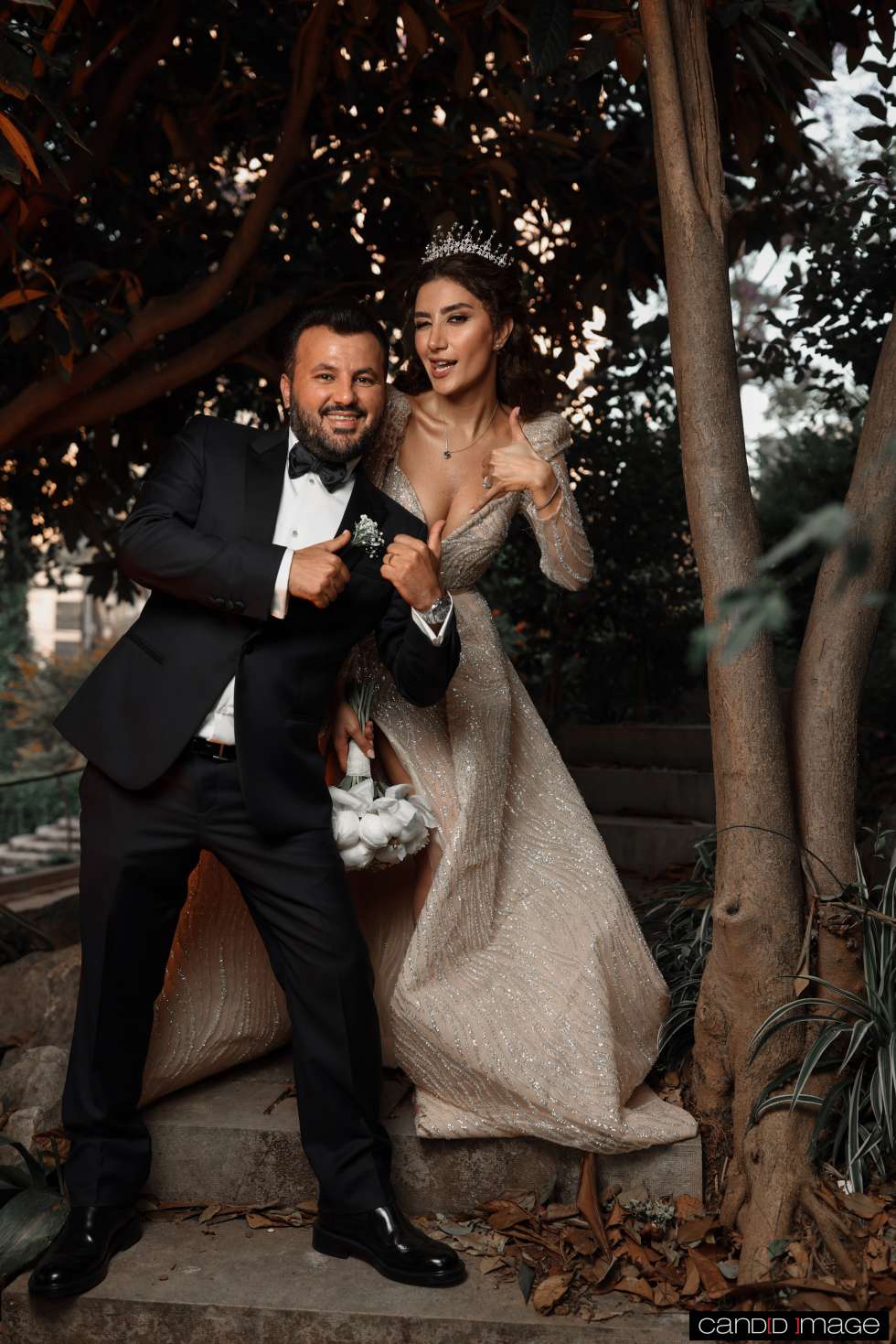 A Luxurious Gold and White Wedding in Lebanon
