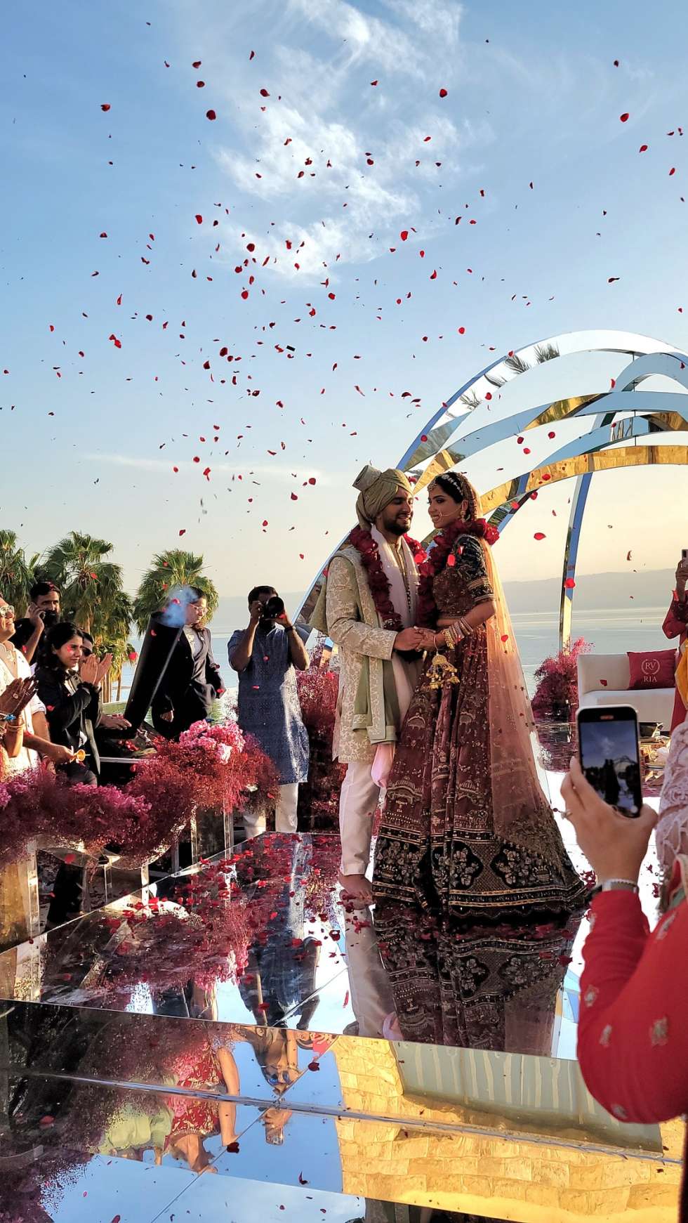 An Extraordinary Indian Destination Wedding at The Dead Sea