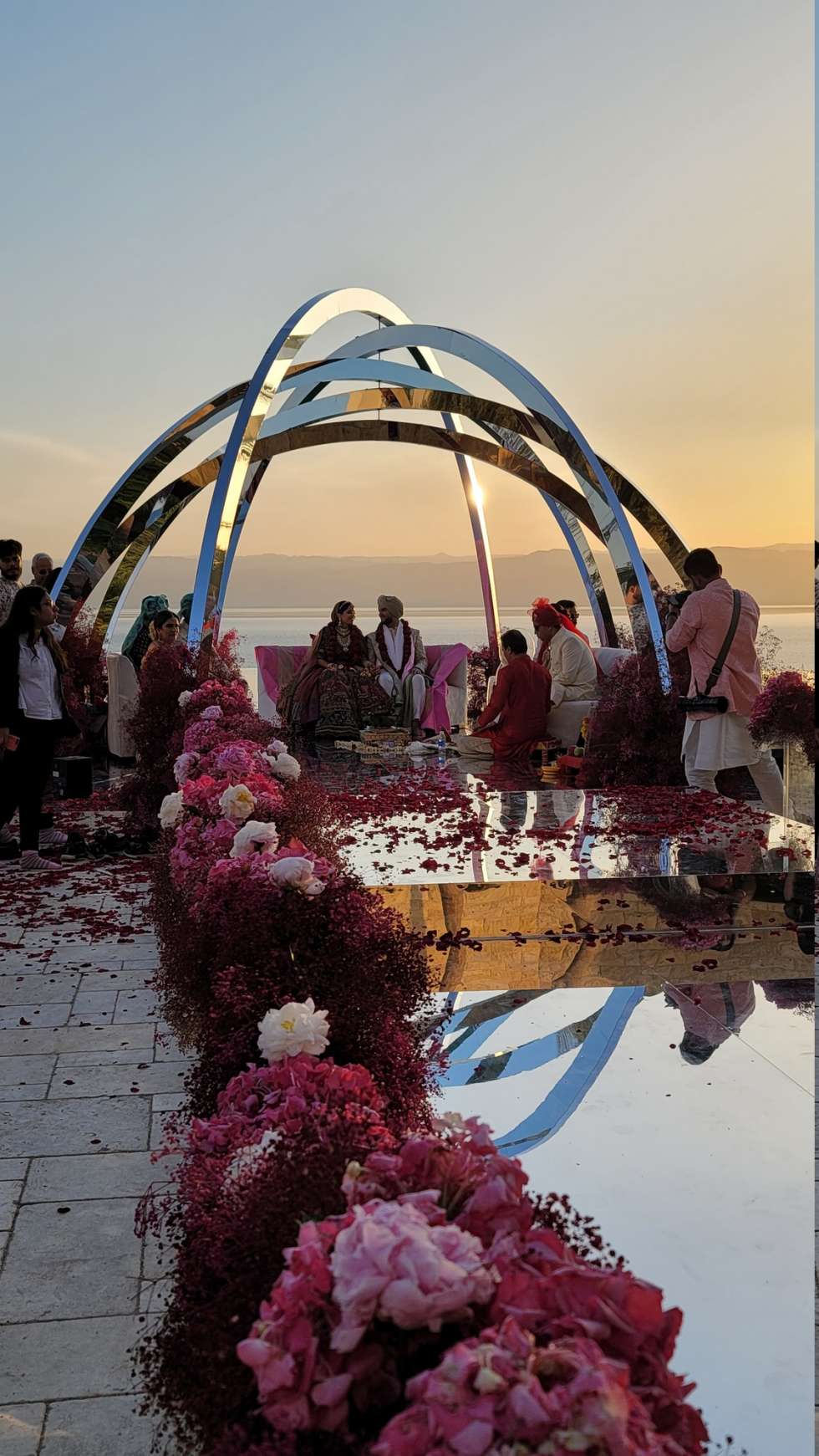 An Extraordinary Indian Destination Wedding at The Dead Sea