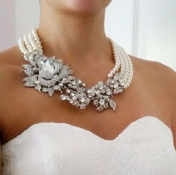 Statement Necklaces for the Bride