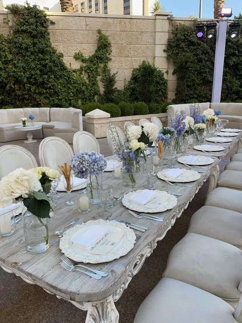 A Beautiful Hydrangea Engagement in Amman