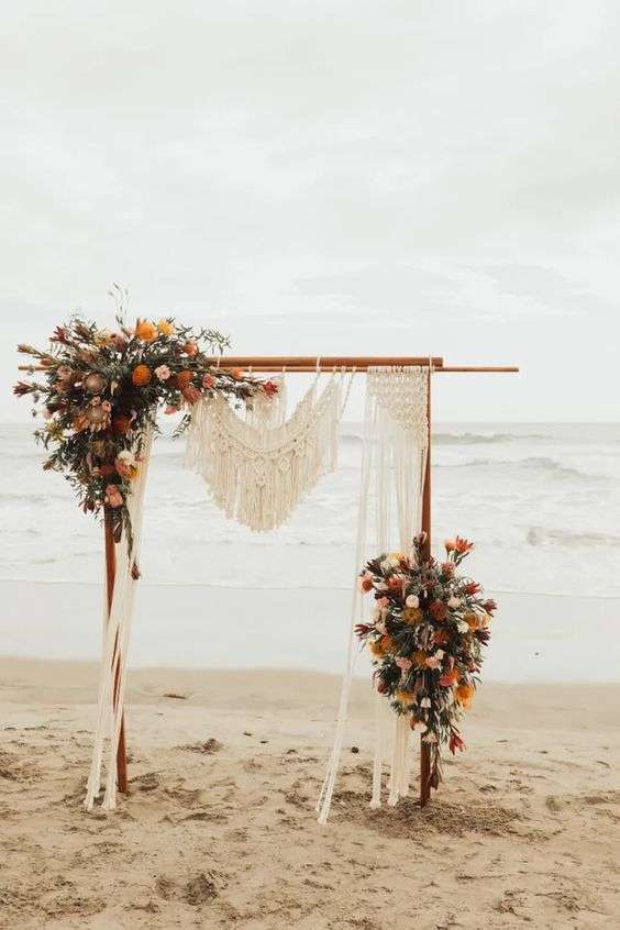 Beautiful Beach Wedding Arches Ideas