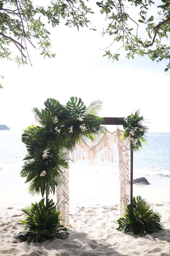 Beautiful Beach Wedding Arches Ideas