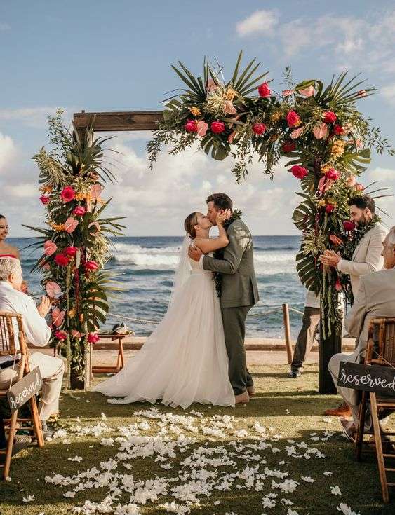 Beautiful Beach Wedding Arches Ideas