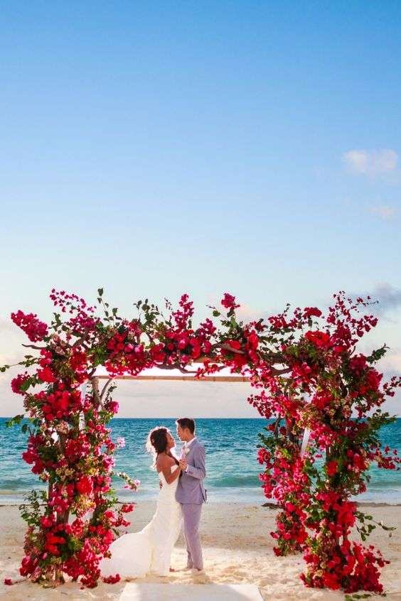 Beautiful Beach Wedding Arches Ideas