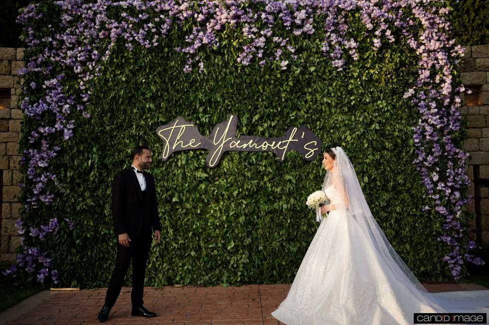 A Purple Garden Wedding in Lebanon