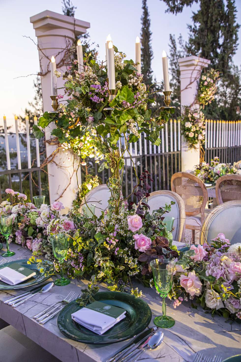 An Ancient Roman Garden Wedding in Amman