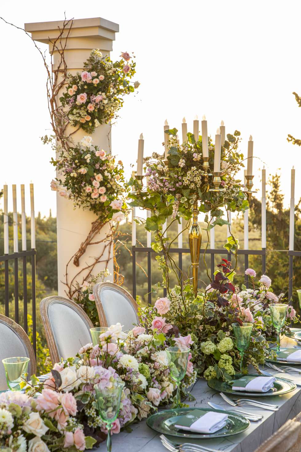 An Ancient Roman Garden Wedding in Amman