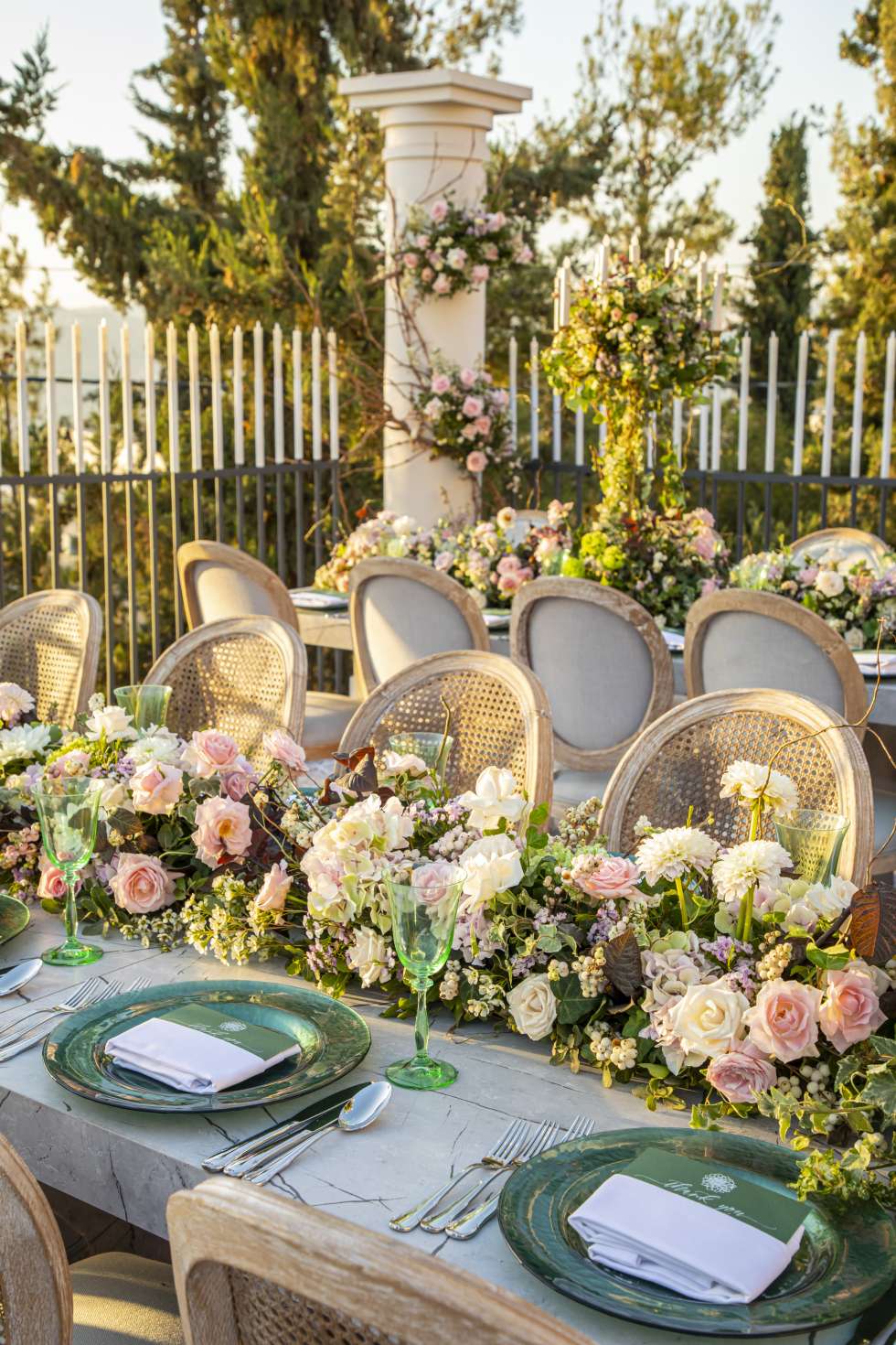 An Ancient Roman Garden Wedding in Amman