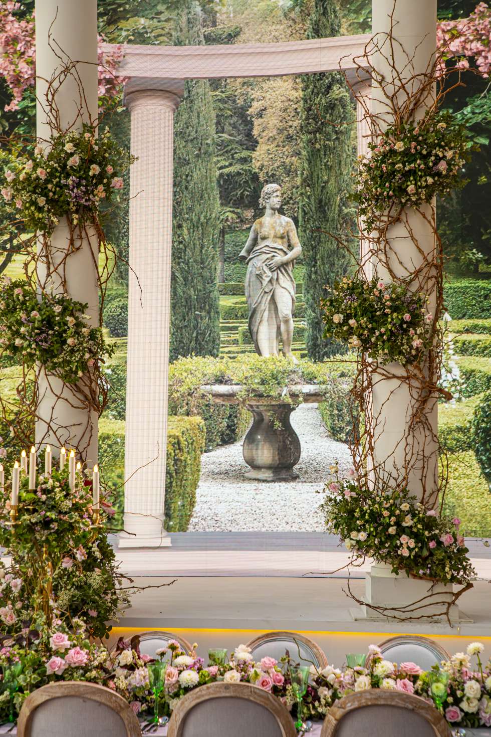 An Ancient Roman Garden Wedding in Amman