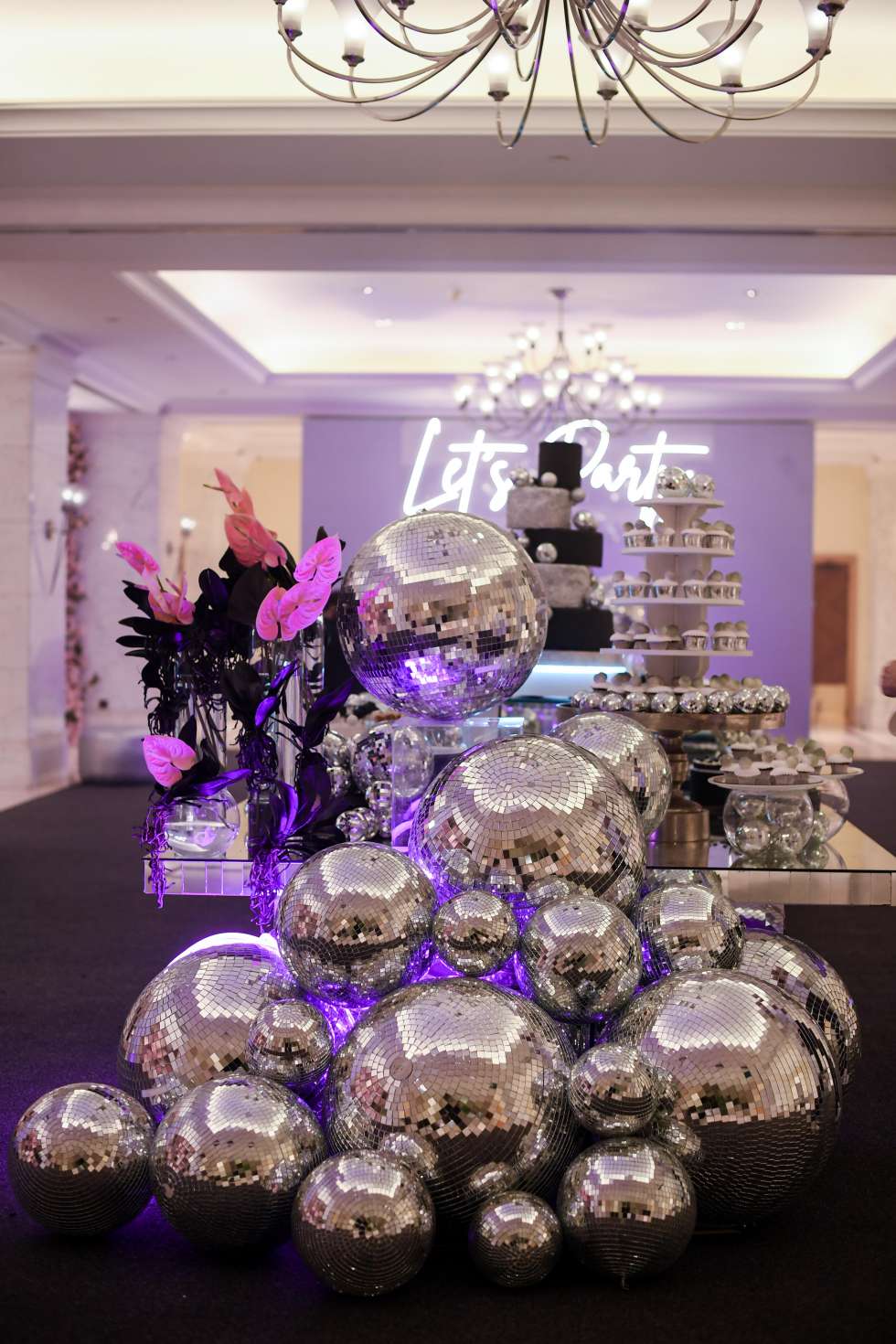 A Disco Themed Engagement Party in Amman