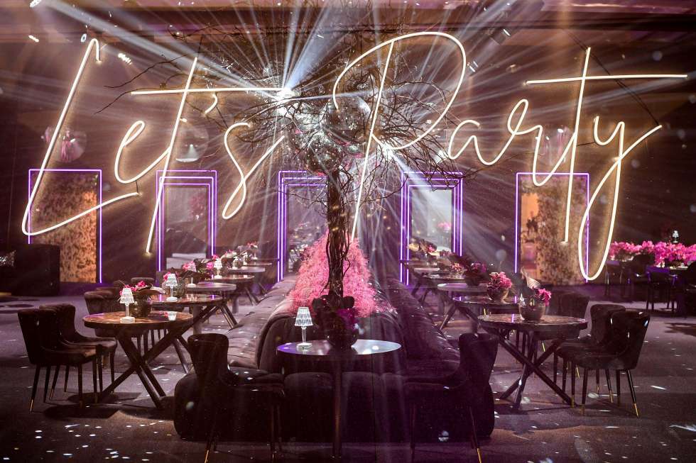 A Disco Themed Engagement Party in Amman