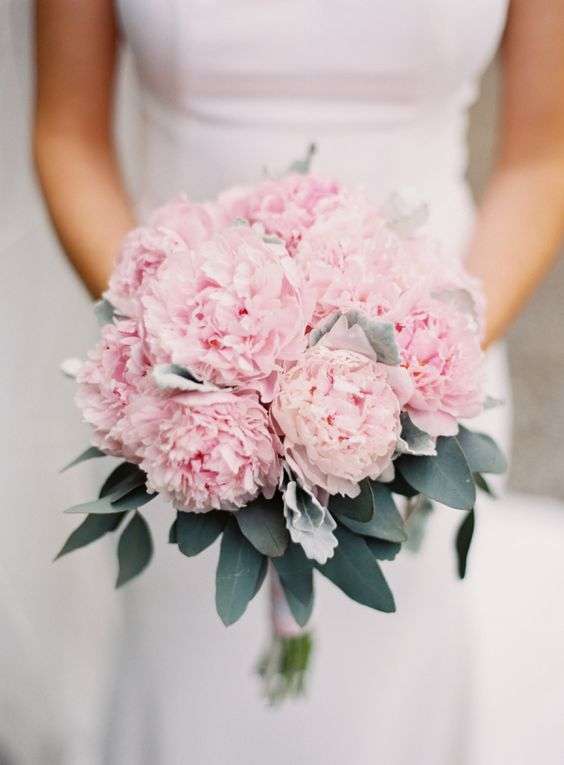 Romantic Pink Wedding Bouquets