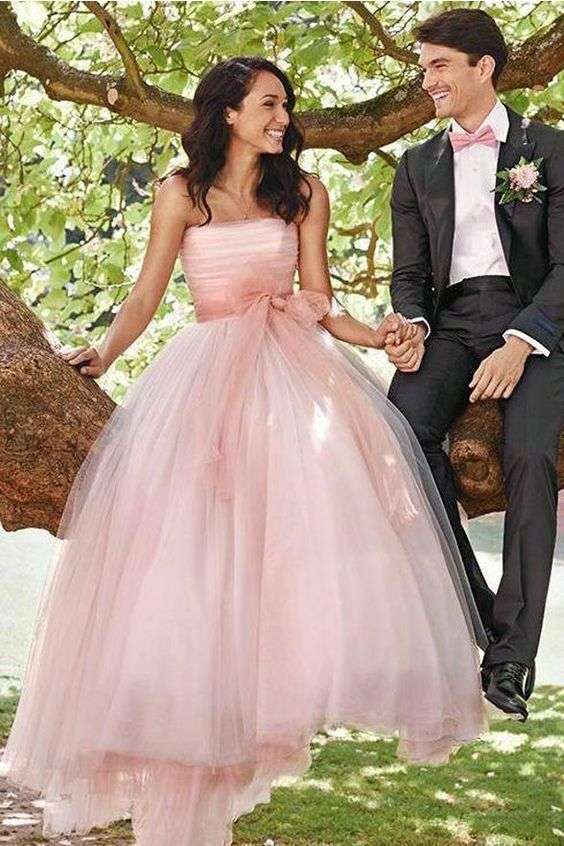 Celebrate Pink October with a Pink Wedding Dress