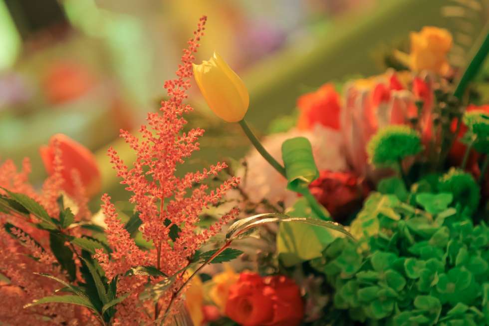 A Fall Colored Wedding in Bahrain