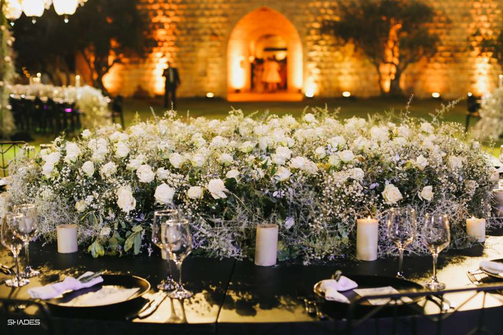 A Baby Breath Dream Wedding in Lebanon