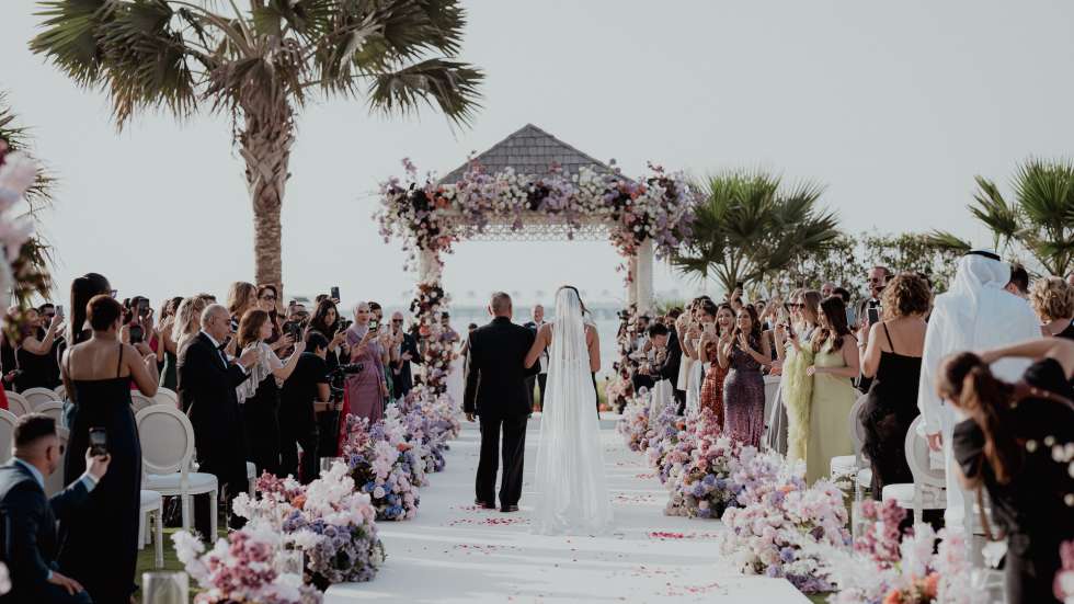 Behind Kris Fade and Brianna Ramirez Wedding on Dubai Bling