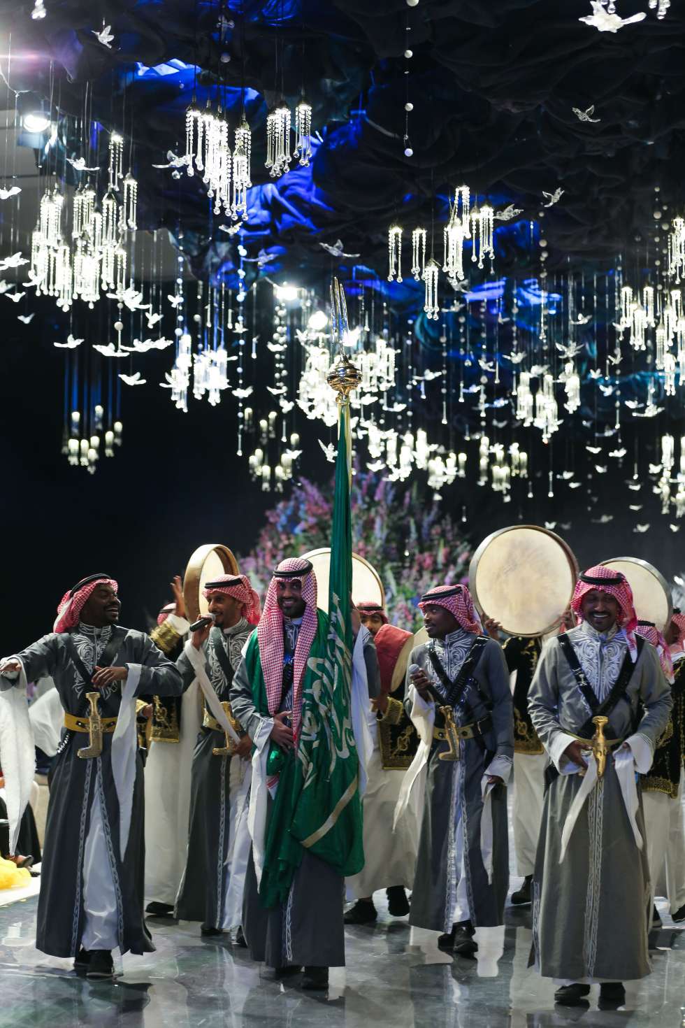 A Midnight Fantasy Wedding in Saudi Arabia
