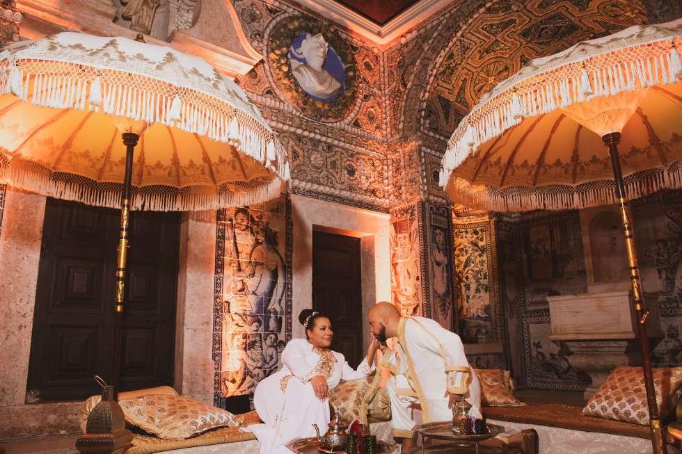 A Middle Eastern Themed Wedding in Portugal