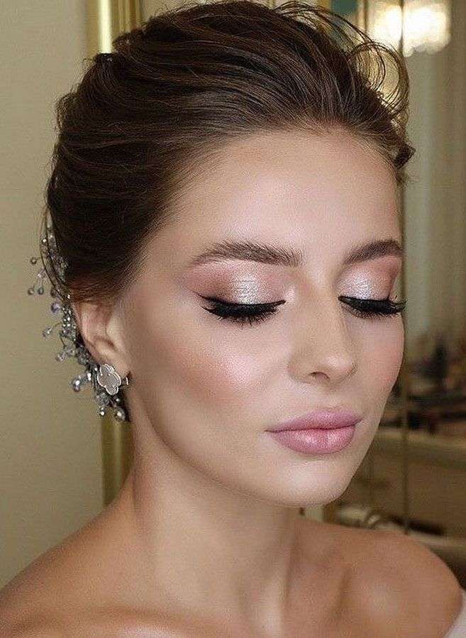 Metallic Makeup Looks for The New Year Bride