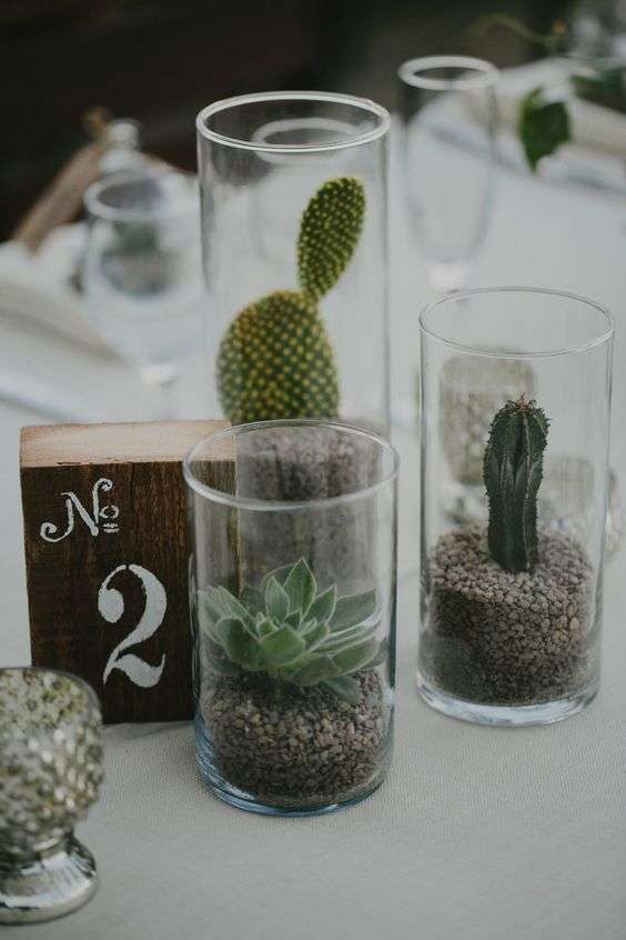 Beautiful Succulent Wedding Centerpieces