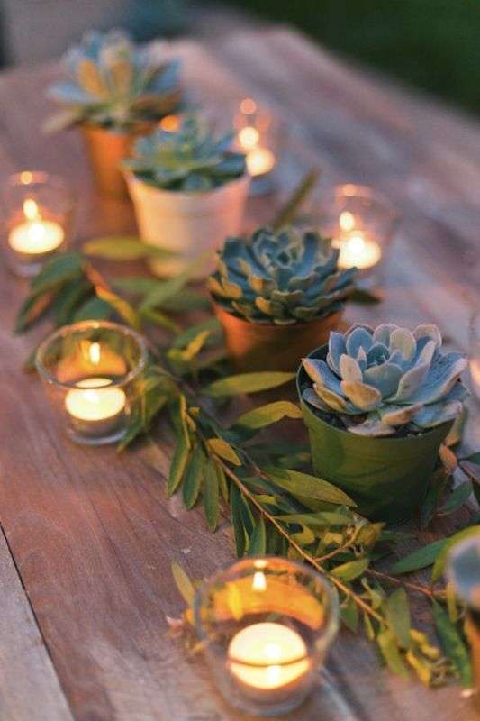 Beautiful Succulent Wedding Centerpieces