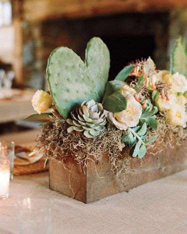 Beautiful Succulent Wedding Centerpieces