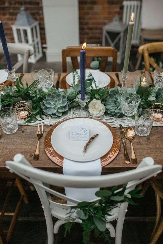 Beautiful Succulent Wedding Centerpieces