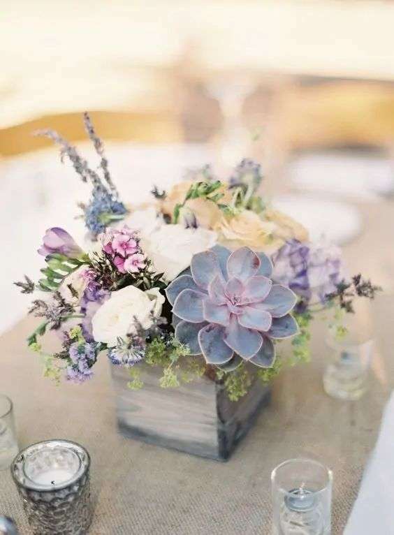 Beautiful Succulent Wedding Centerpieces