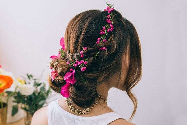 A Valentine's Day Touch to Your Bridal Hairstyle