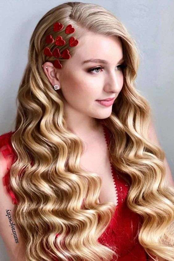 A Valentine's Day Touch to Your Bridal Hairstyle