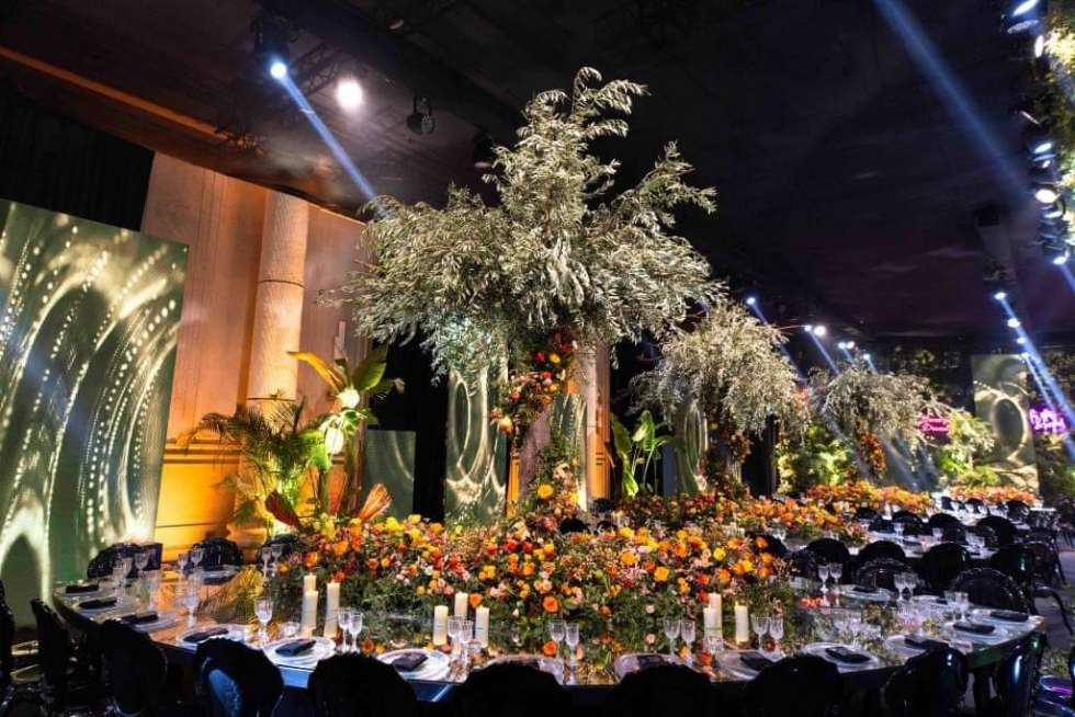 A Tropical Wedding Theme in Lebanon