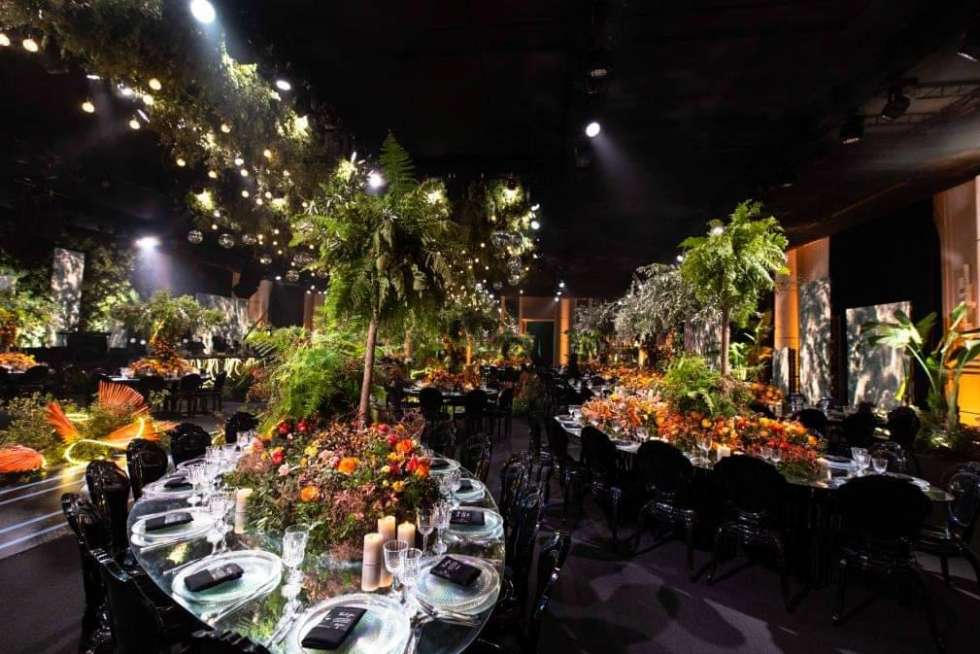 A Tropical Wedding Theme in Lebanon