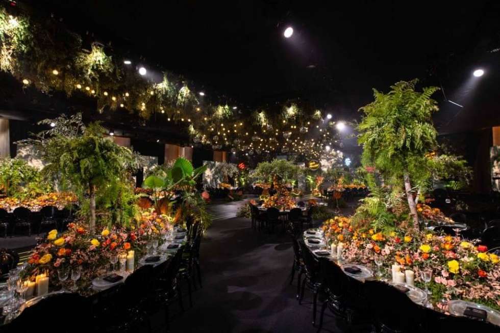 A Tropical Wedding Theme in Lebanon