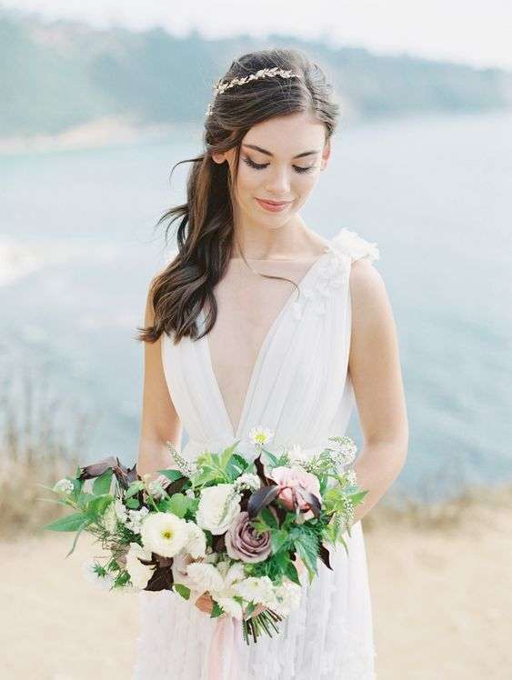 Beautiful Beach Wedding Hairstyle Ideas